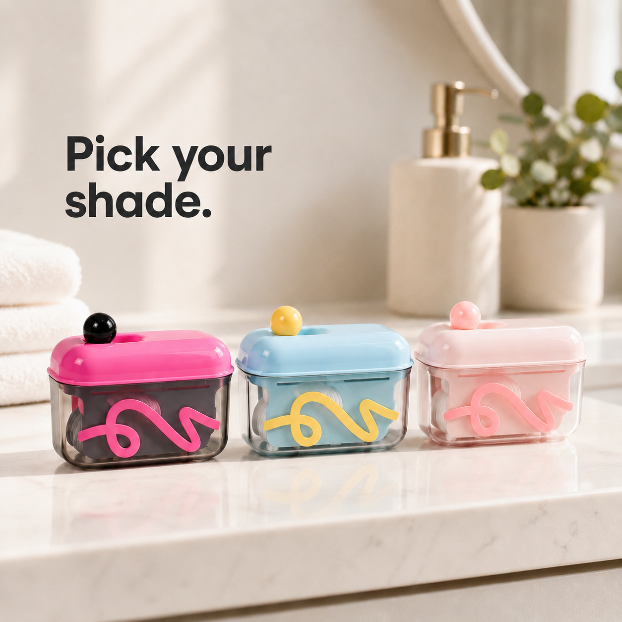 PopFloss — Refillable Floss Pick Dispenser
