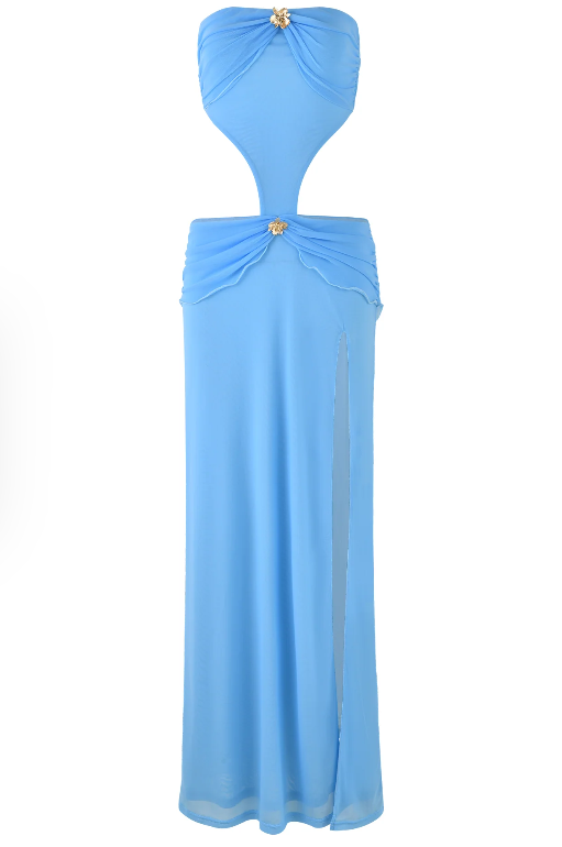 Elara Sky Mist Dress