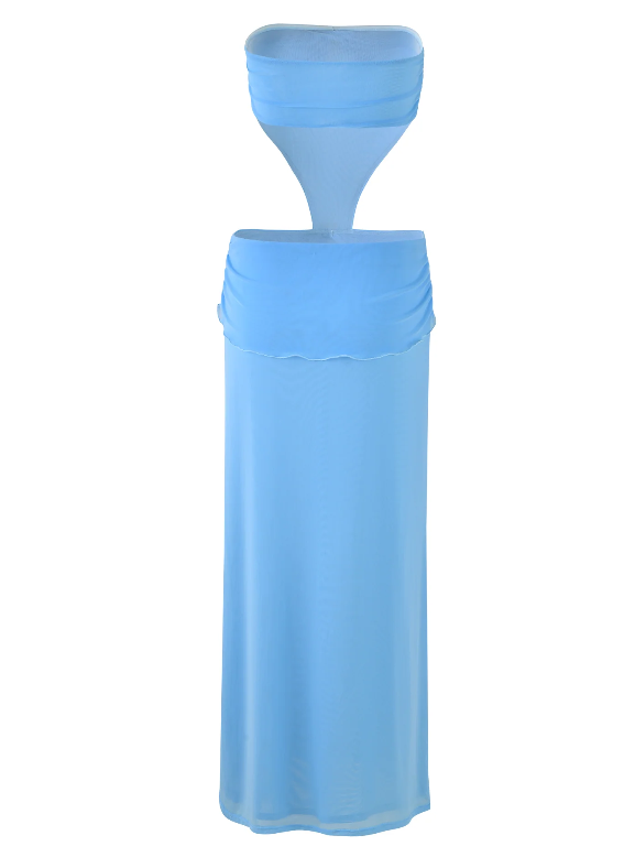 Elara Sky Mist Dress