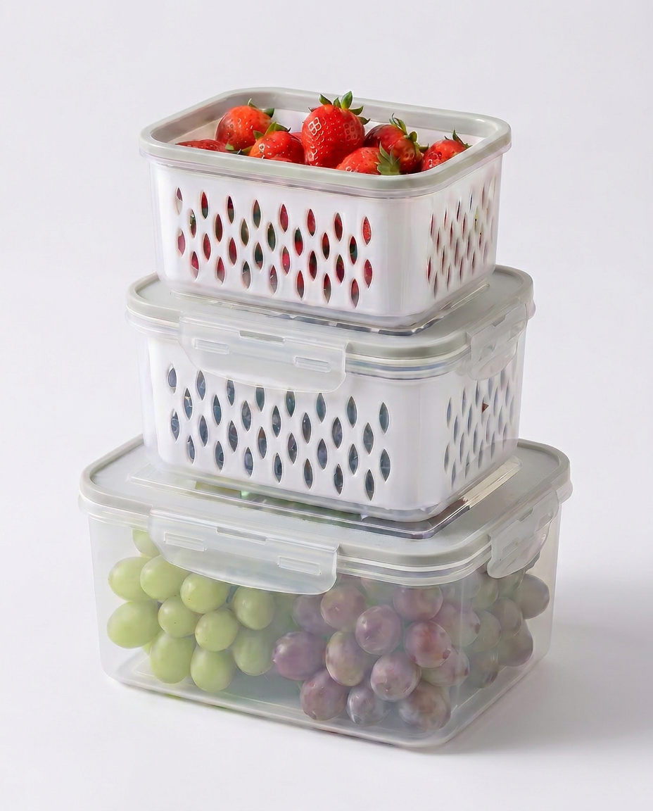 FreshVault 4-in-1 Produce Keeper Set